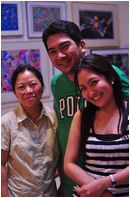 Mom, Tito Miks,  and Tita Tricia